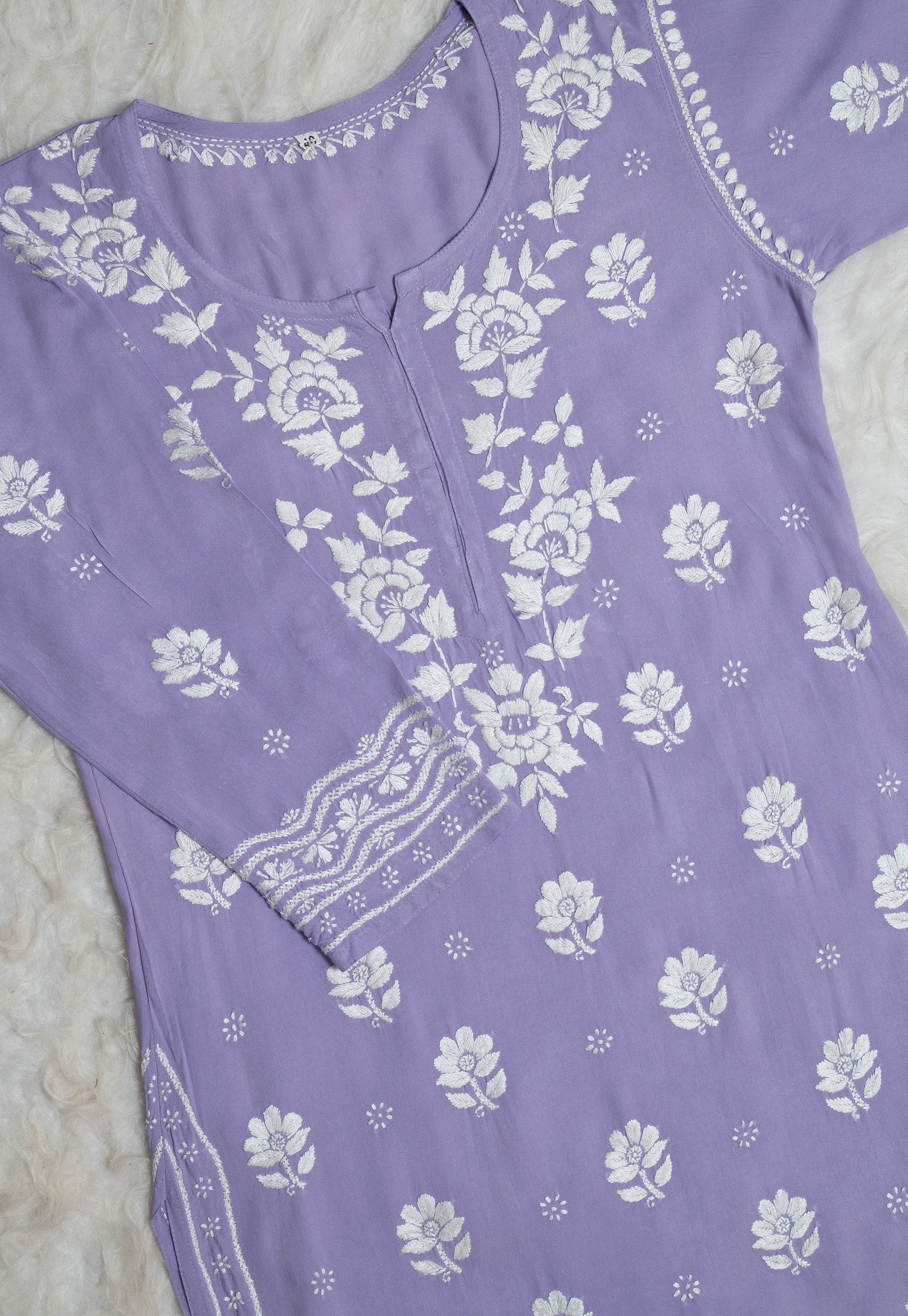 Lavender Modal Kurta Pant Set