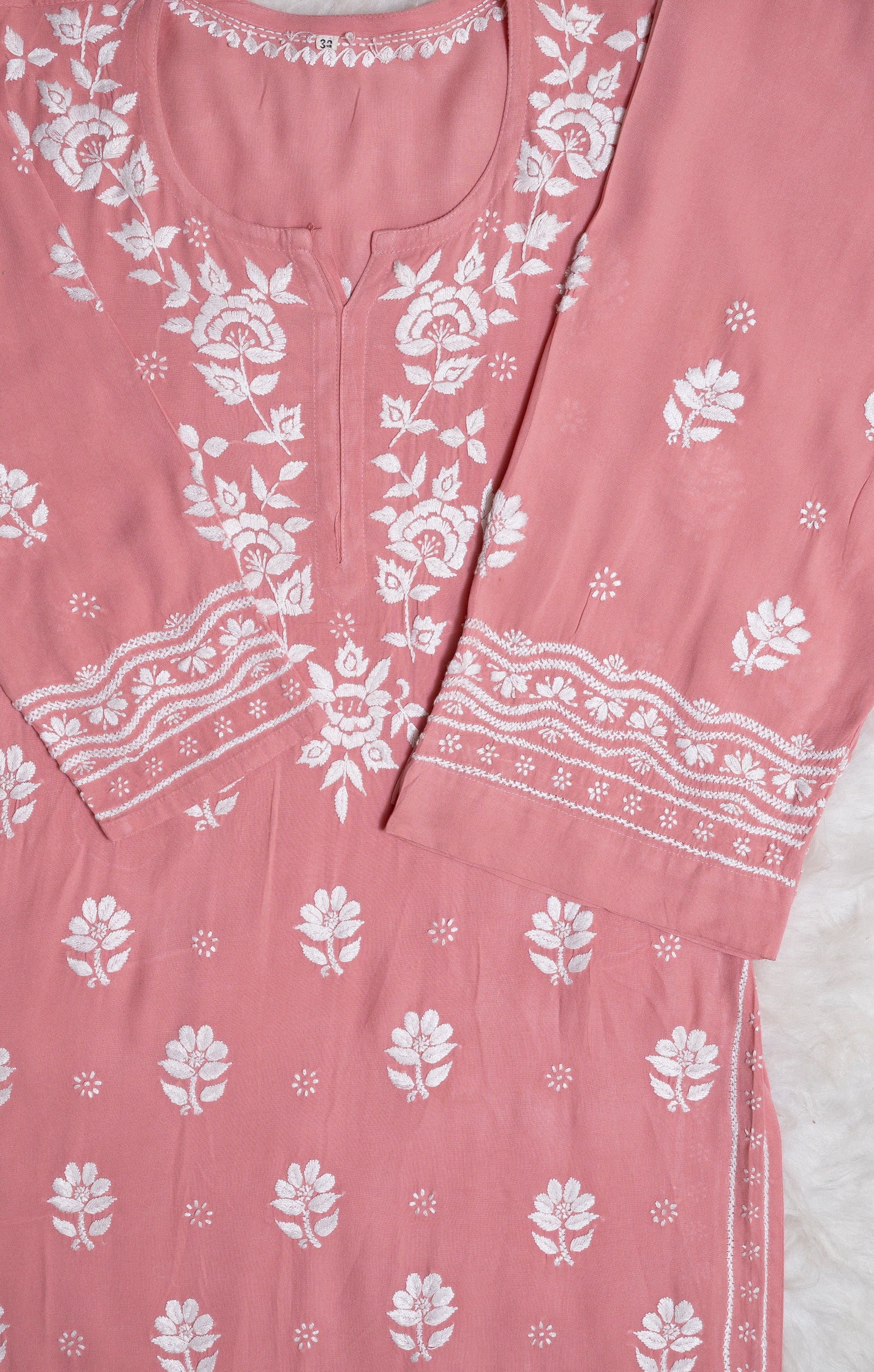 Blush Pink Modal Kurta Pant Set