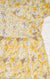 Yellow Floral MulMul Angrakha Gown