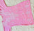 Baby Pink Short Rayon Kurta with White Chikankari