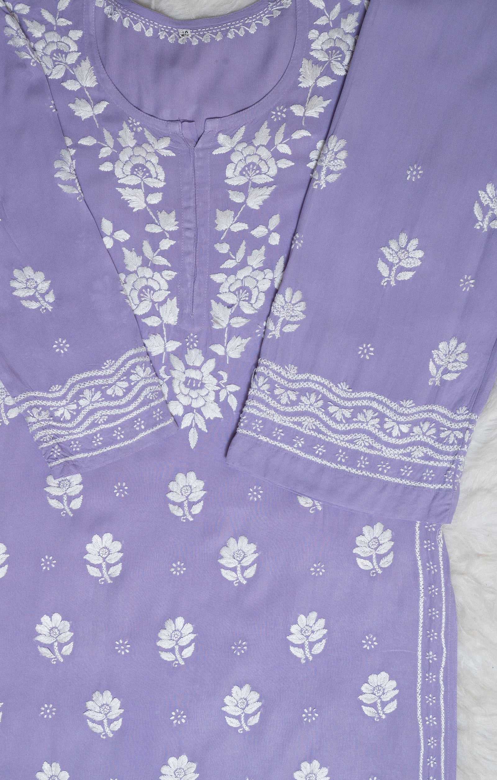 Lavender Modal Kurta Pant Set