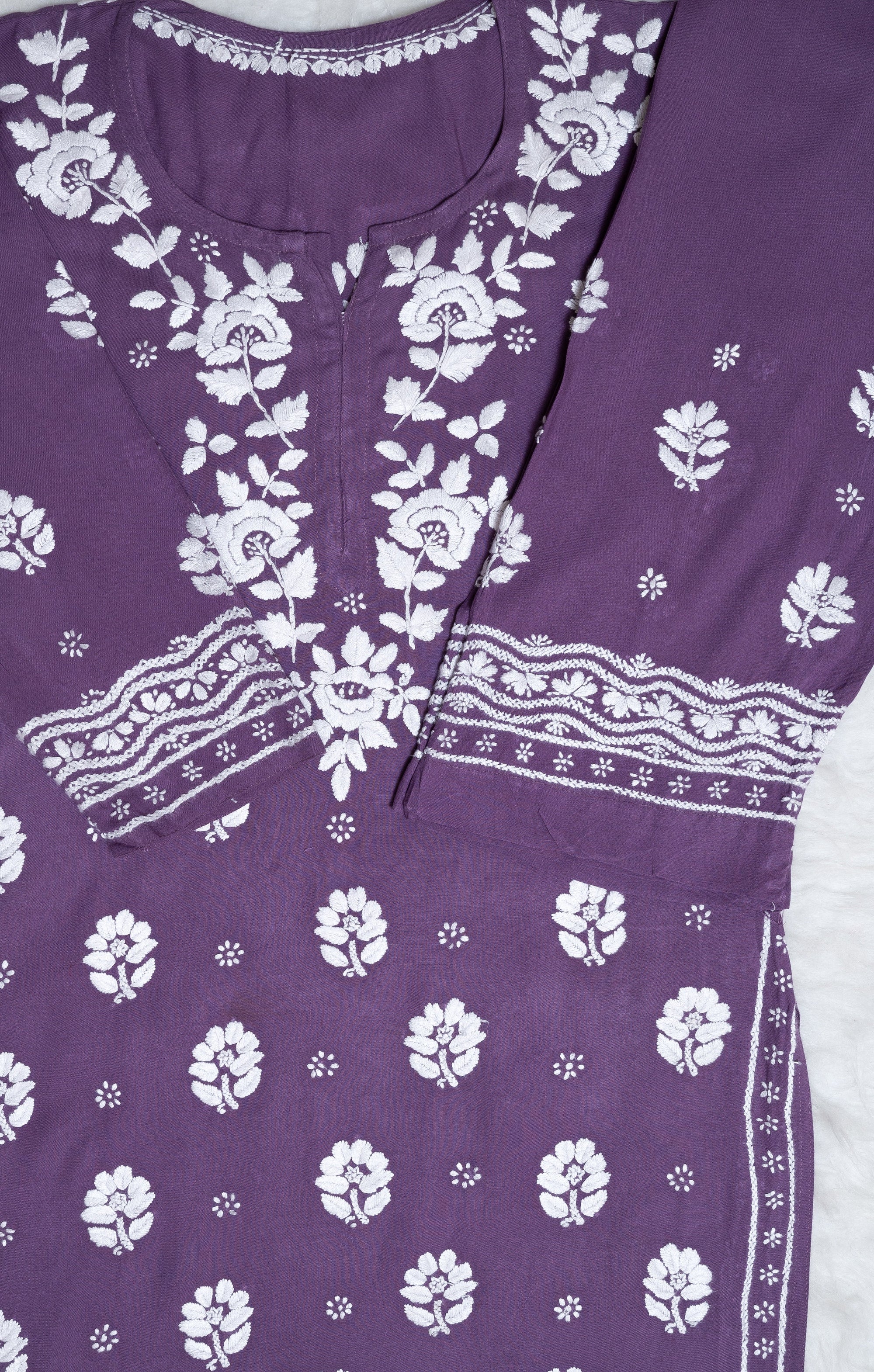 Mauve Purple Modal Kurta Pant Set