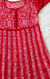 Hiba Red Georgette Anarkali with Heavy Chikankari