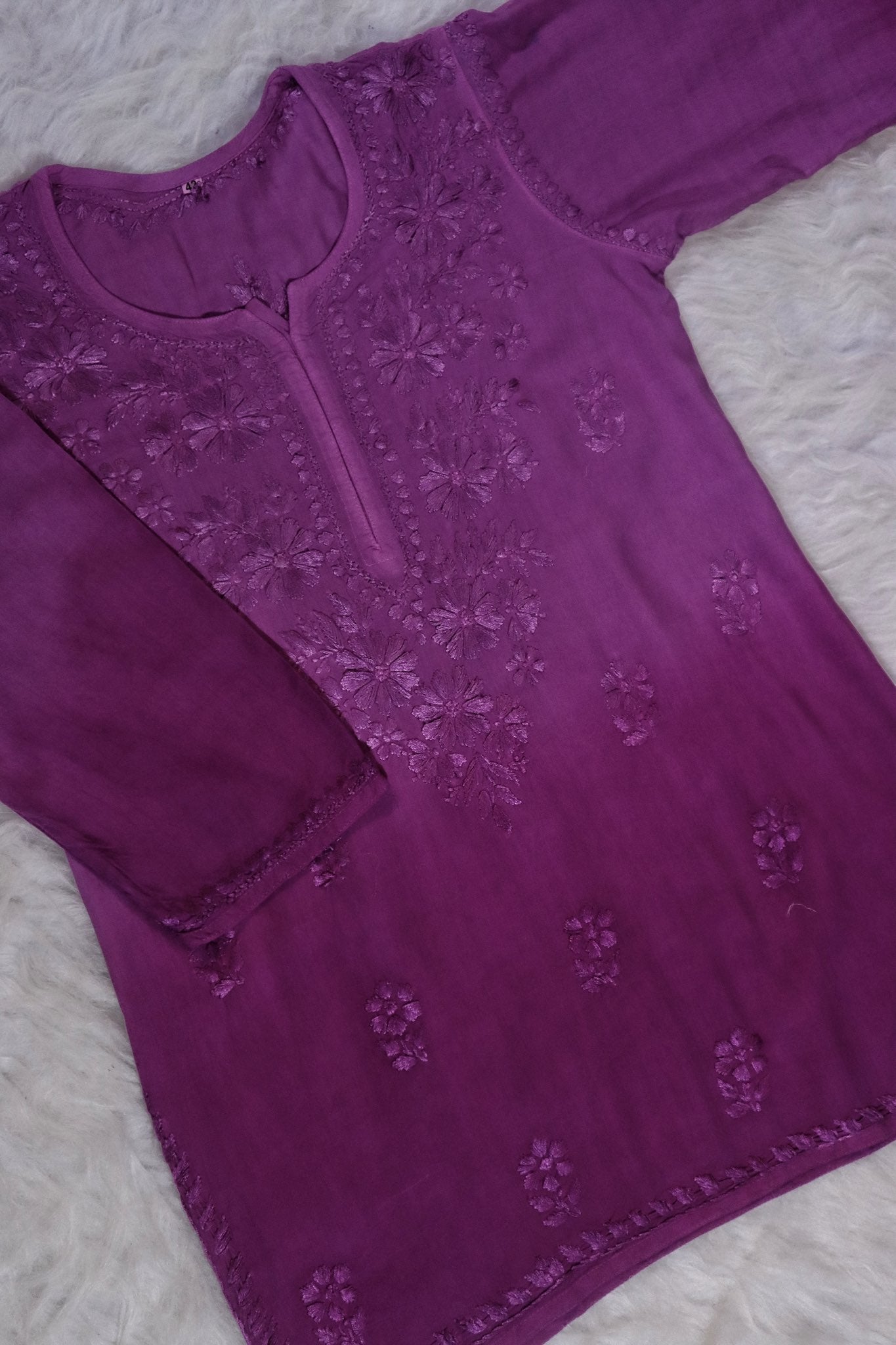 Ombre Short Rayon Kurta.