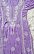 Lavender Long Lace Rayon Chikankari Kurta