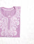 Lilac Short Rayon Chikankari Kurta