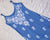 Rida Blue Sleeveless Rayon Chikankari Kurta