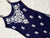 Rida Navy Blue Sleeveless Rayon Chikankari Kurta