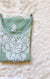 Rida Pastel Green Sleeveless Rayon Chikankari Kurta