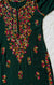 Ruhi Forest Green Multi Long Rayon Kurta