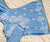 Sky Blue Short Rayon Kurta with White Chikankari