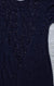 Navy Blue Rayon Kurta with Self Chikankari & Mukesh Work